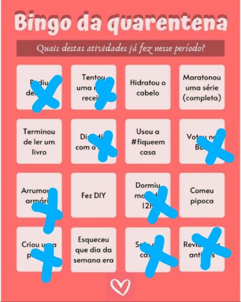 Bingo da quarentena: quem se atreve? #NoivasEmCasa 2