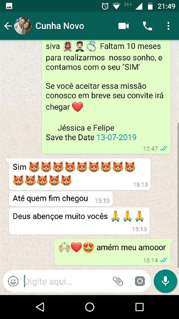 Convidando os padrinhos ❤ Minha experiência - Parte 1 - 4