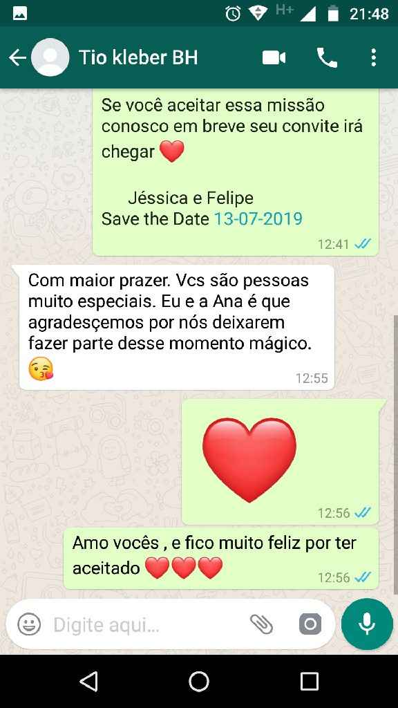 Convidando os padrinhos ❤ Minha experiência - Parte 1 - 1