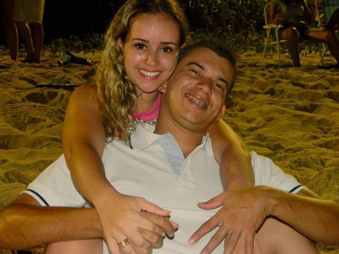 Eu e meu noivo!