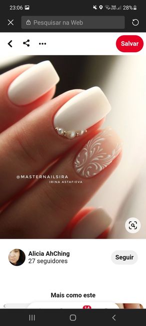 unhas para Casar, vcs Já pensaram na Decoração/modelo das Unhas?! 9