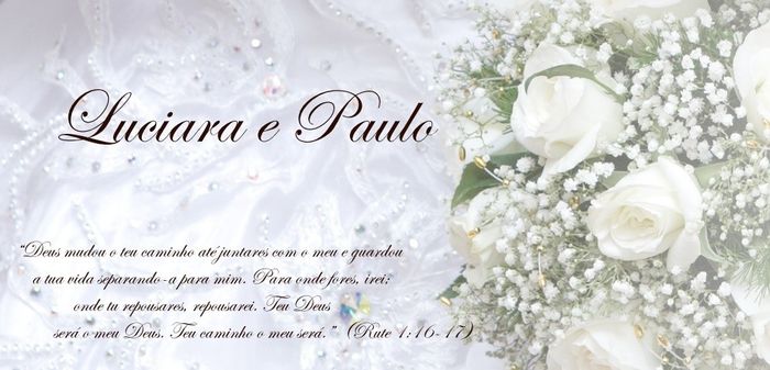 Convite verso lado esquerdo