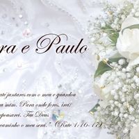 Convite verso lado esquerdo