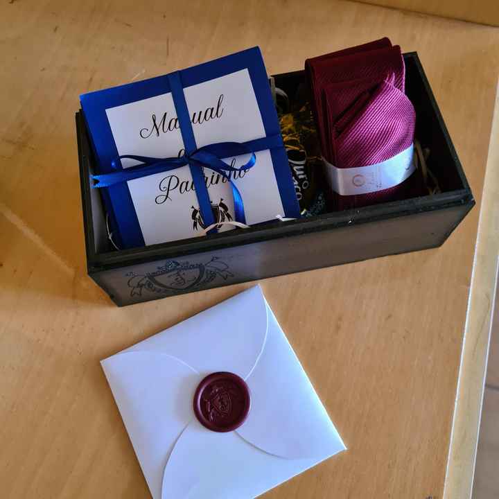 Convite dos padrinhos todo diy - 1