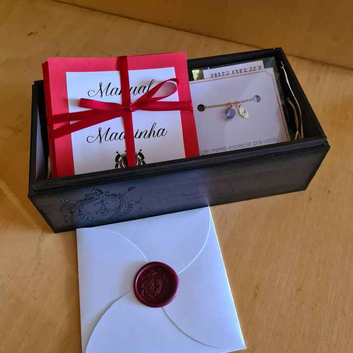 Convite dos padrinhos todo diy - 2