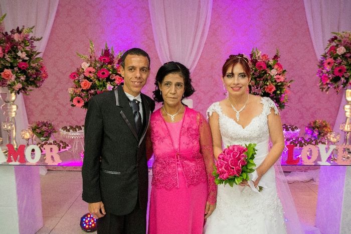 Noivo,Mãe do Noivo e Noiva