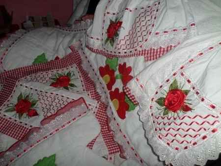 enxoval feitoo pela minha mãe