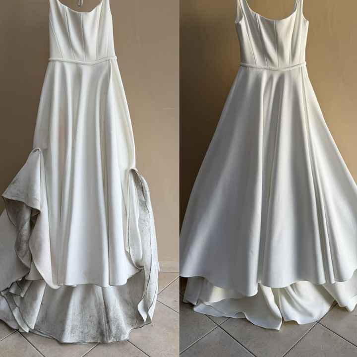 Onde lavar o vestido de noiva? - 1