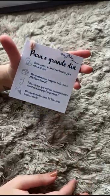 Meu primeiro diy (manual madrinhas/padrinhos) 6
