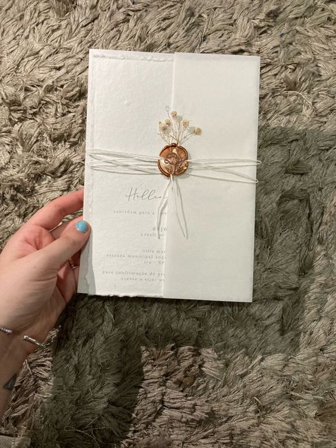 Prévia do meu convite de casamento 1