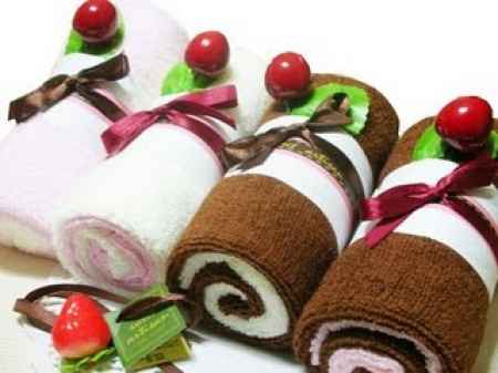 rocambole de toalinha