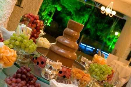 cascata de chocolate