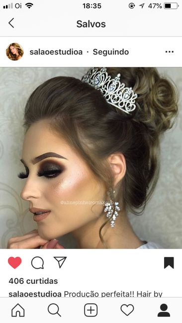 Maquiagem e penteado - 1