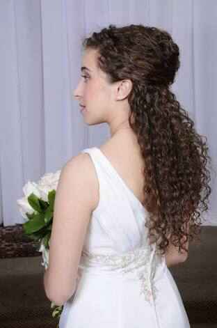 Penteado simples para cacheada 😍❤️amoo - 6