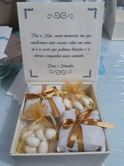 Caixinha pronta - Pais