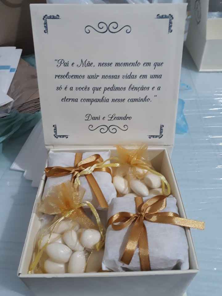 Caixinha pronta - Pais