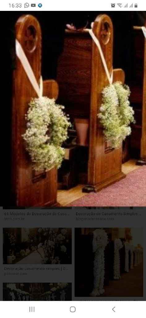 Arranjos para decorar a Igreja - 1