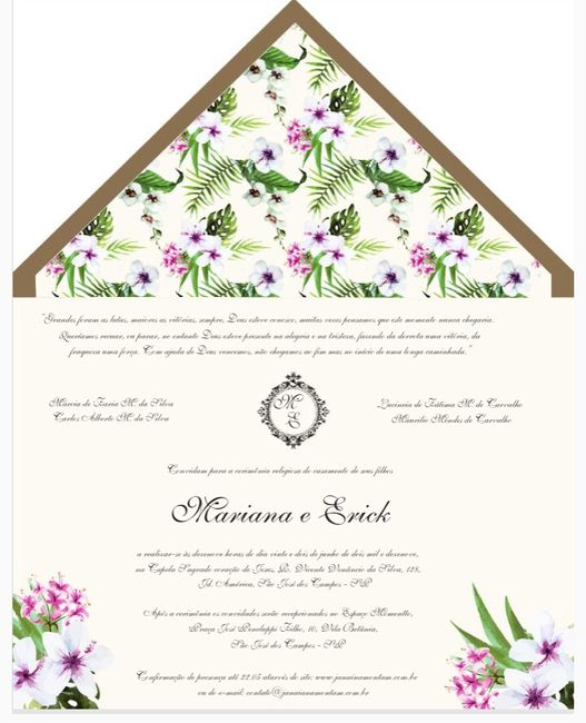 Convite de casamento - 2