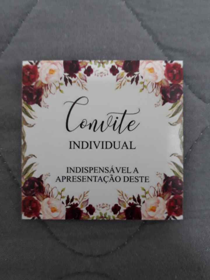 Fiz os convites! Vem ver. - 1