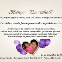 Convites dos padrinhos