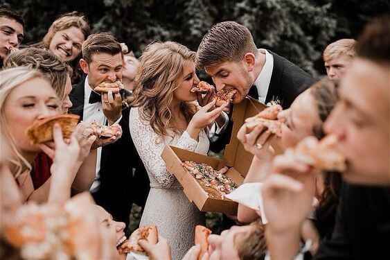 Pizza no Casamento