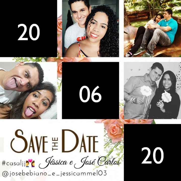 Meu Save The Date😍 - 1