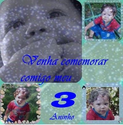 Convitinho de Aniversário do Meu Primuxooo