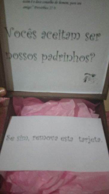 Meu convite padrinhos diy (vem ver) - 1