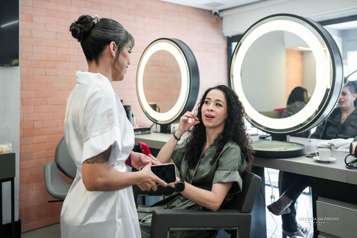 Ainda sobre o Dia da Noiva no salão com as madrinhas. 9