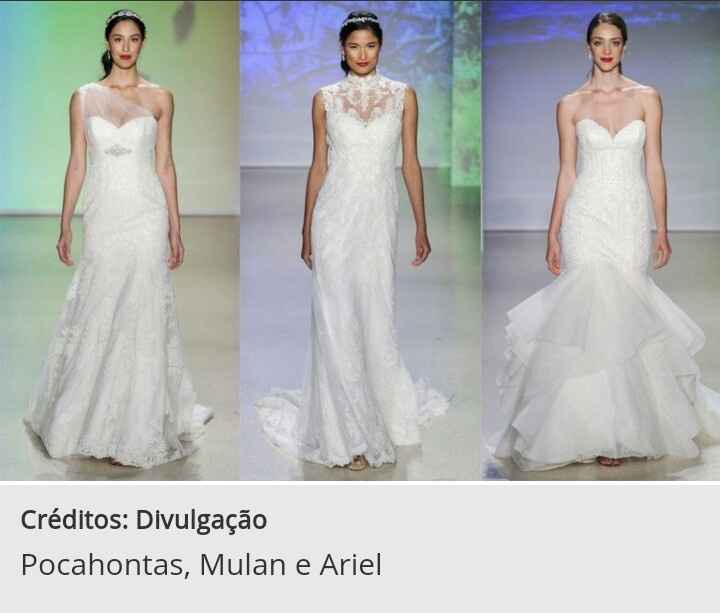 Vestidos inspirados nas princesas disney. - 1