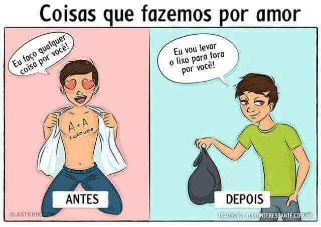 Antes e depois do casamento. - 5