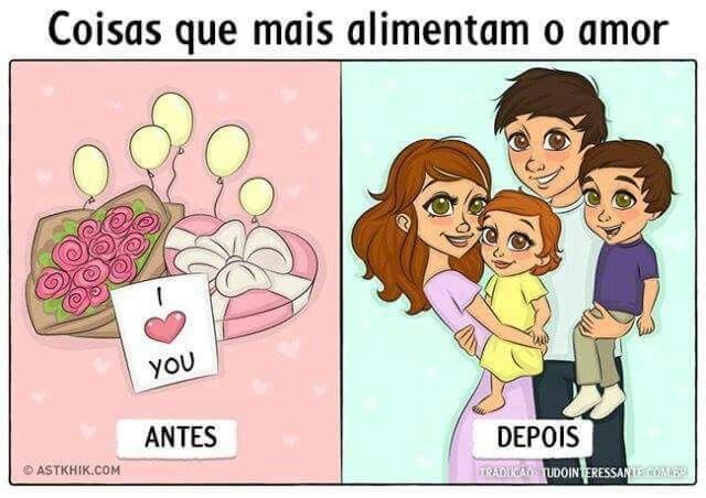 Antes e depois do casamento. - 4