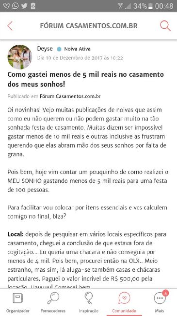 Pais e noivo não quer festa - 1