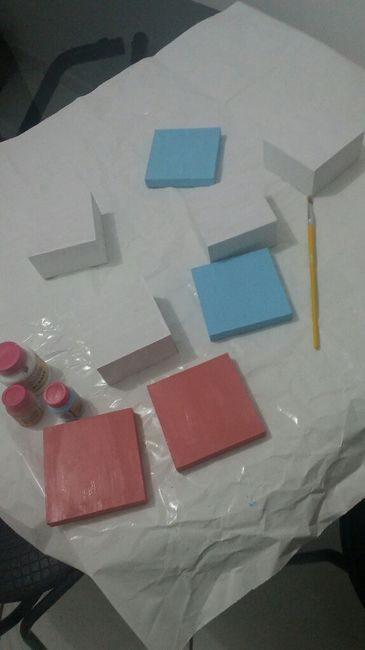 Caixinhas das Testemunhas (azuis) e das Mães (rosas) - 9