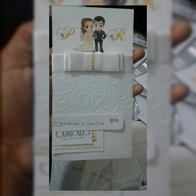 Convites dos padrinhos e convidados :) #vemver!!! - 11