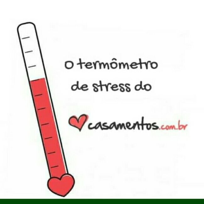 "meu termômetro de stress faltando 116 dias - (paula) " - 1