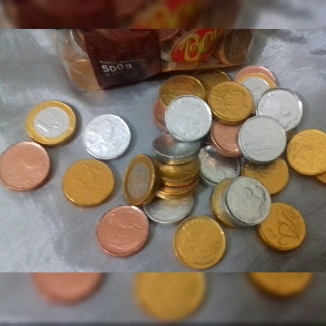 Moedas de  chocolate #ameiessaideia!!!! - 3