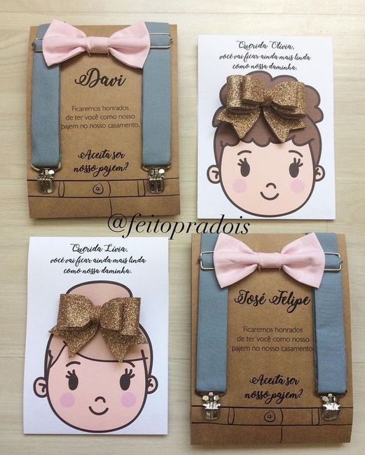 Convite para daminhas, pagens e florista 5