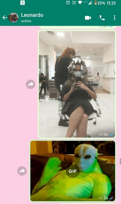 Qual foi a última mensagem que trocou com o seu amor? 7