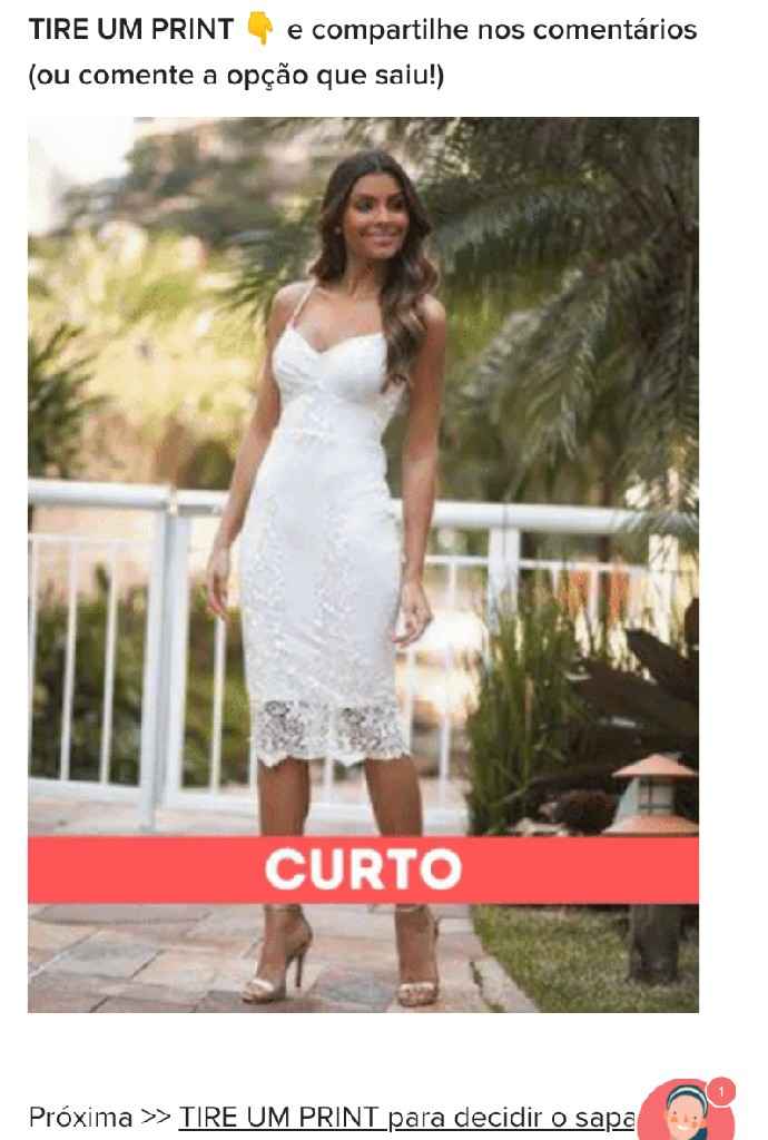 TIRE UM PRINT para decidir o vestido - 1
