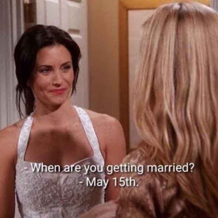 VOTE no seu casamento preferido (ou o mais emblemático) de F.R.I.E.N.D.S! 🤩🧍‍♂🧍‍♀🧍‍♂ - 1