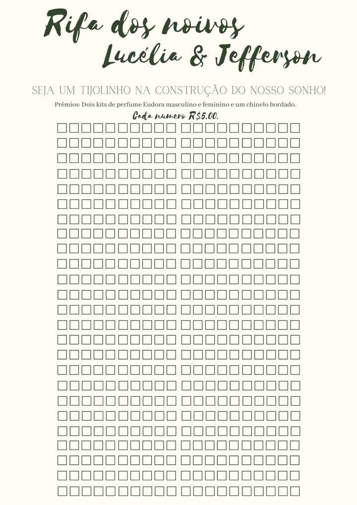Me ajudem montar um Rifa - 1