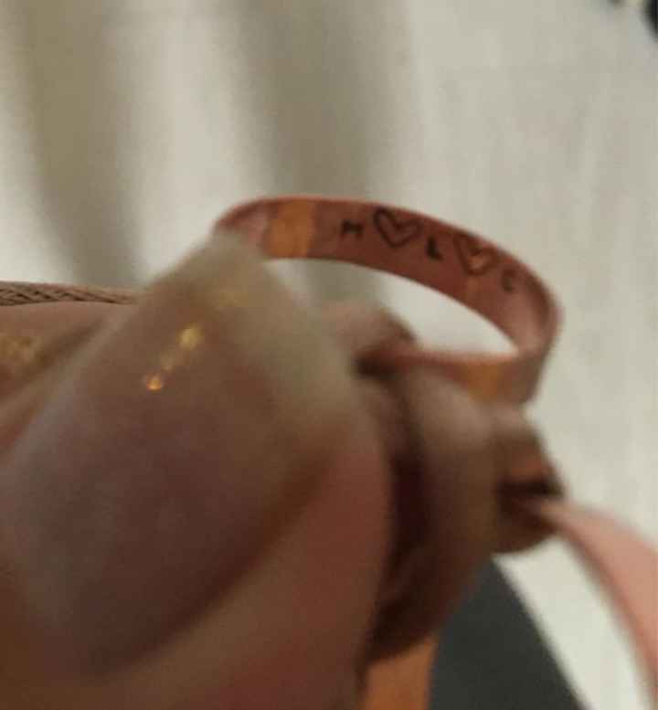 o que vocês gravaram ou pretendem gravar na aliança de casamento? - 2