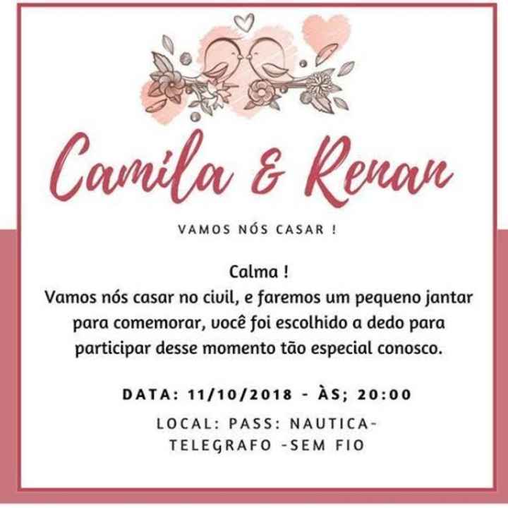 Chá bar + micro wedding civil - 1