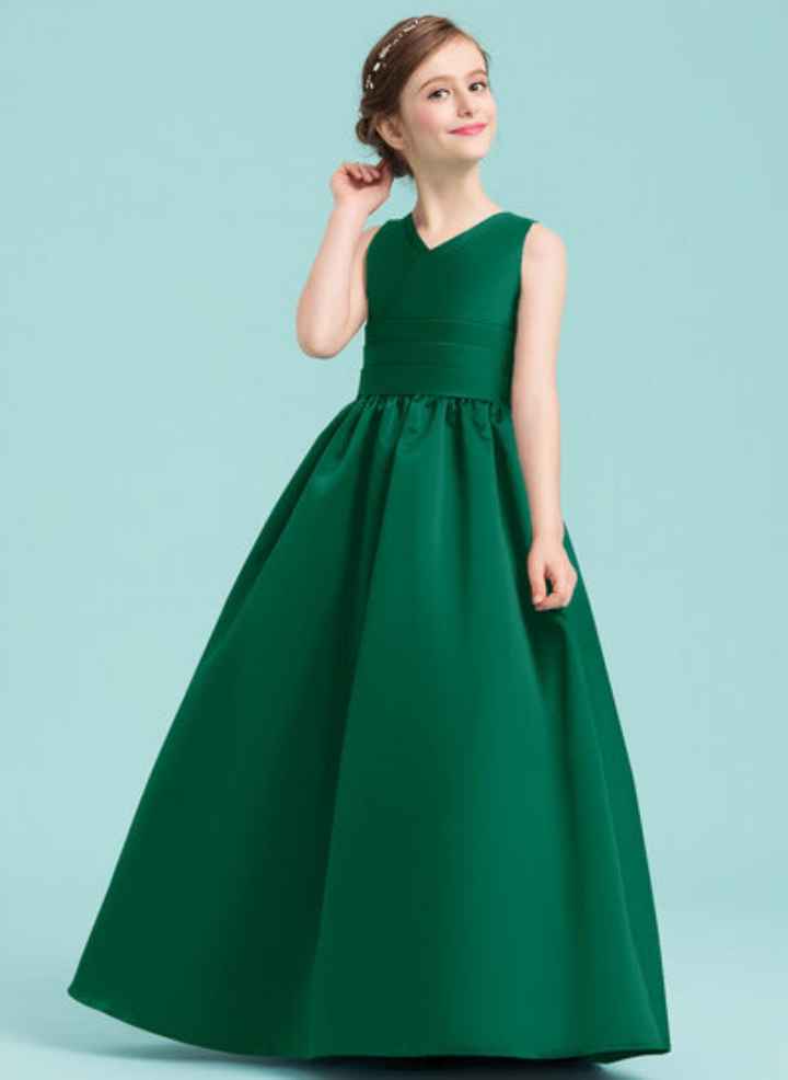 vestido daminha e florista - 2