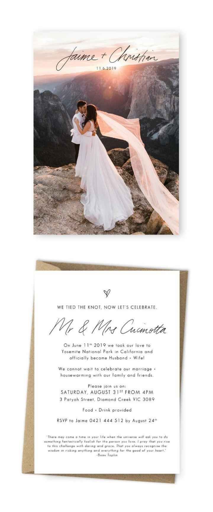 Elopement wedding - 1
