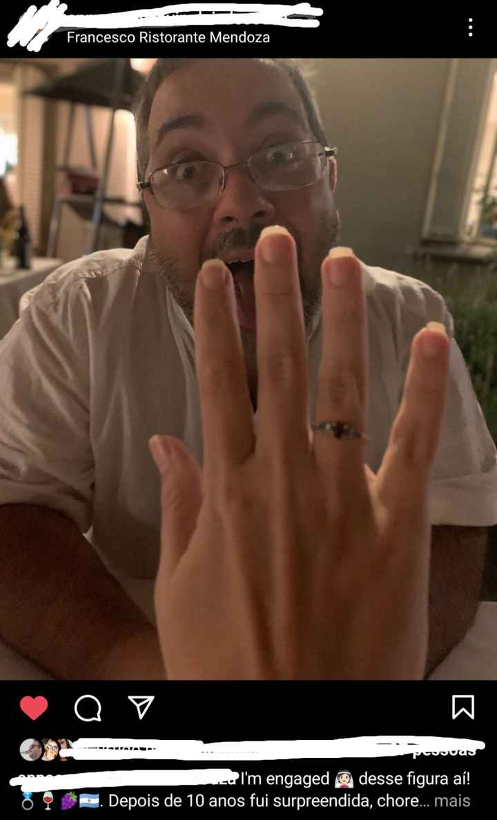 Como anunciaram o noivado? 💍 - 1