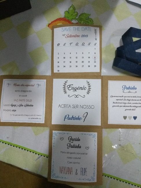 Convite para os padrinhos - 4