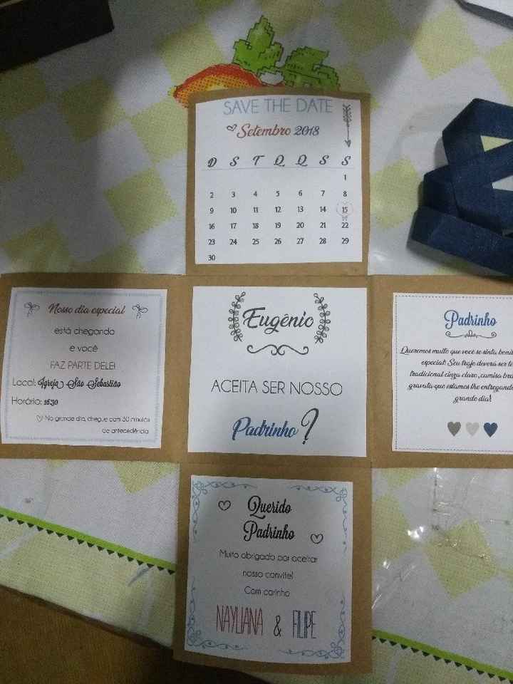 Convite para os padrinhos - 4