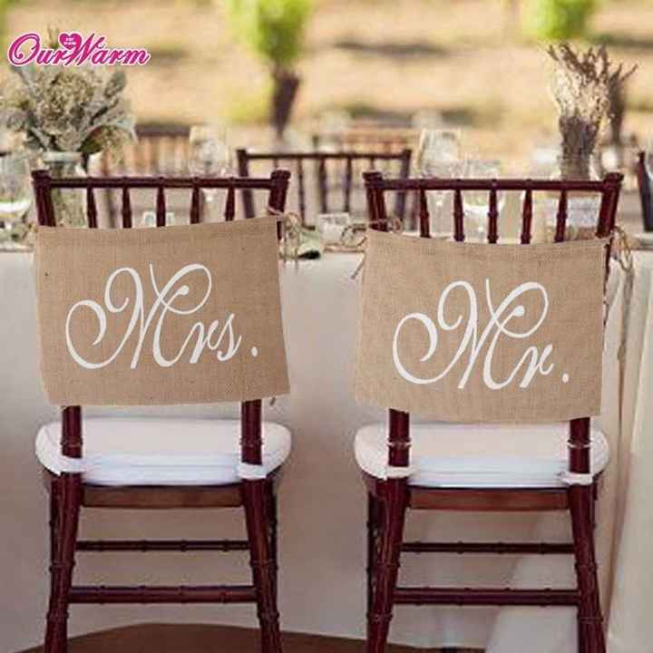As plaquinhas da cadeira. ainda quero enfeitar com rendas #casamento rústico! 